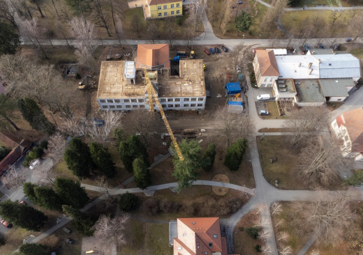 Pavilón M - v rekonstrukci